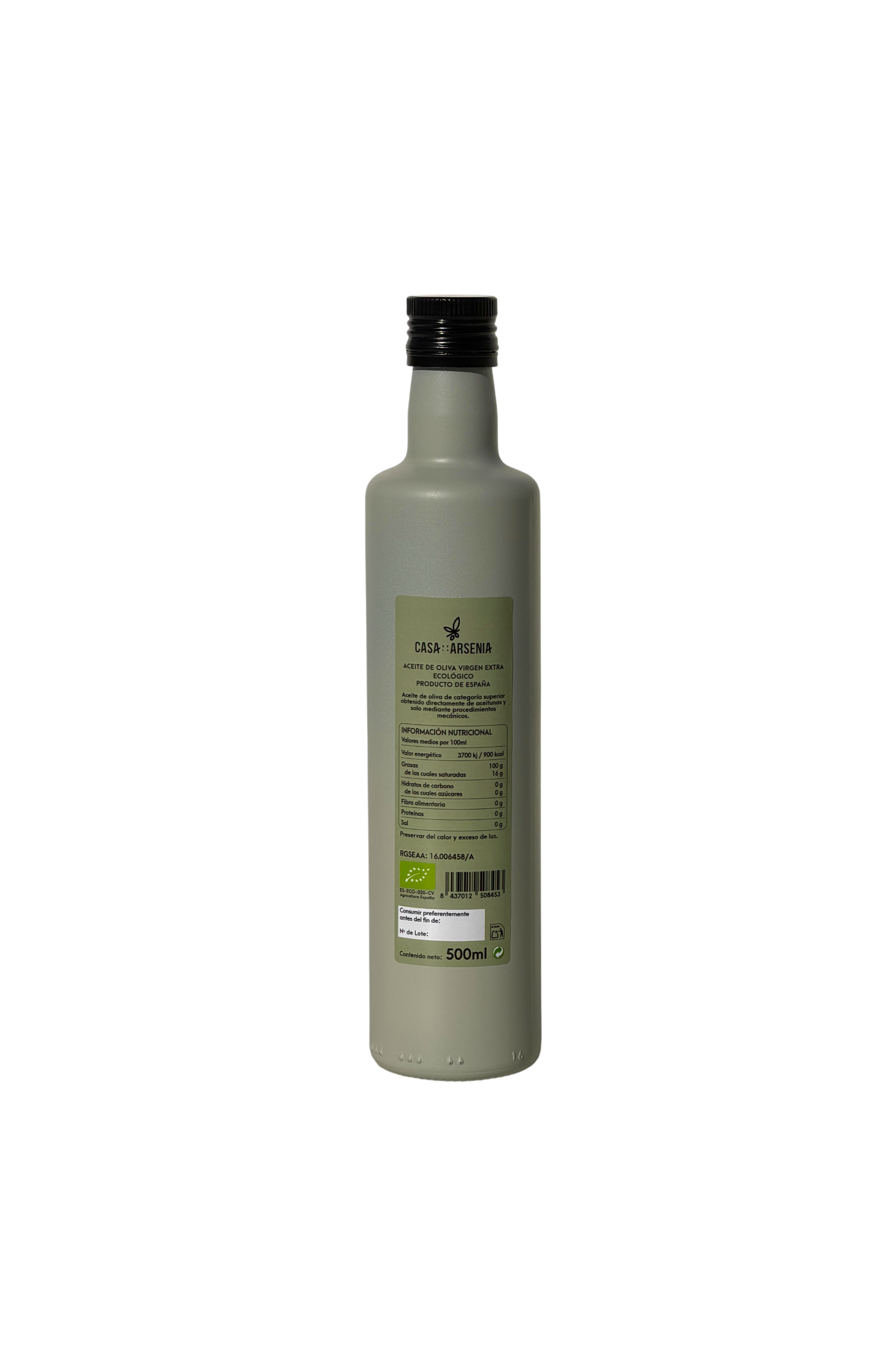 Ma’sarah Picual 500 ml – AOVE Ecológico Premium