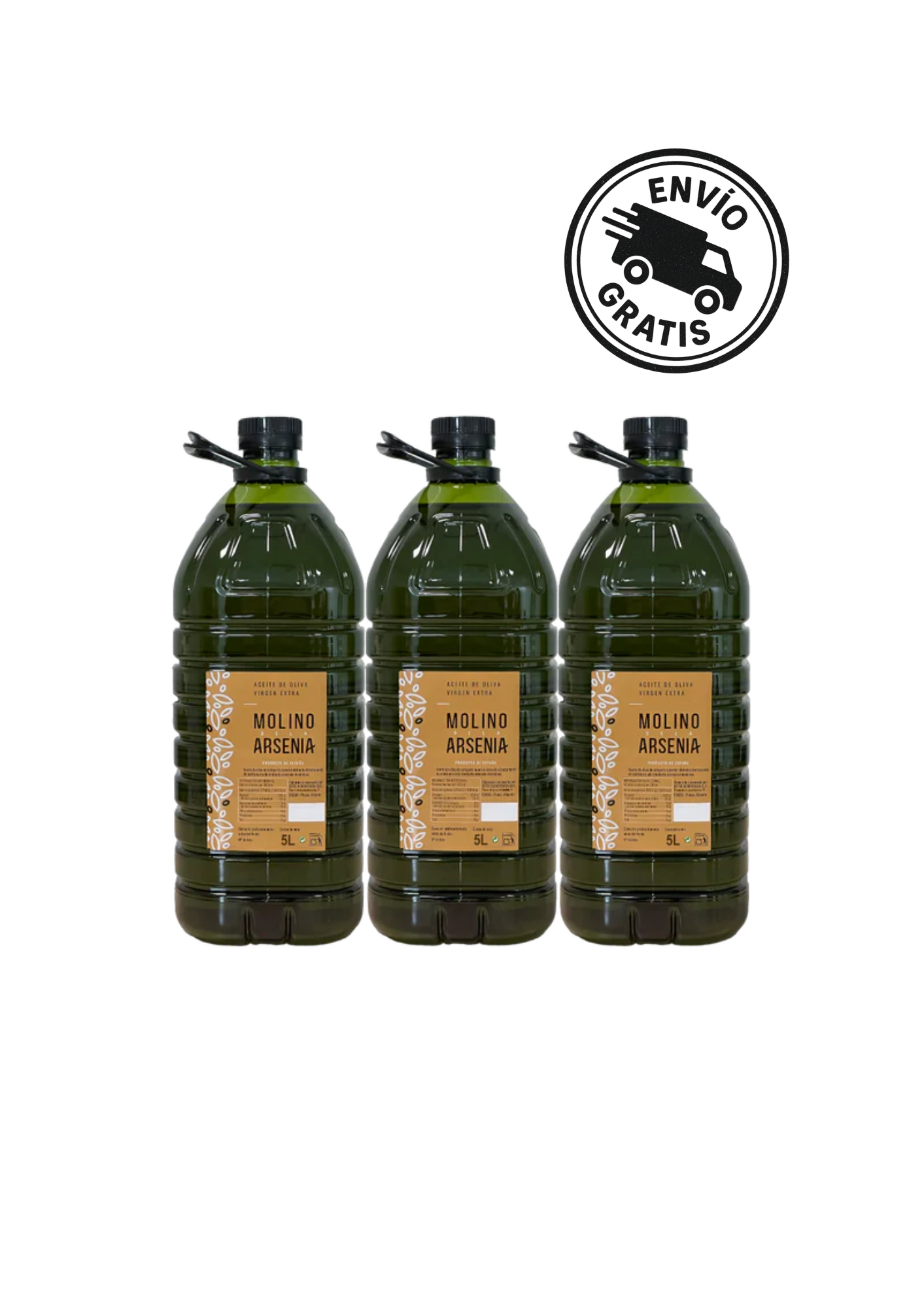 Pack 3×5L Aceite de Oliva Virgen Extra