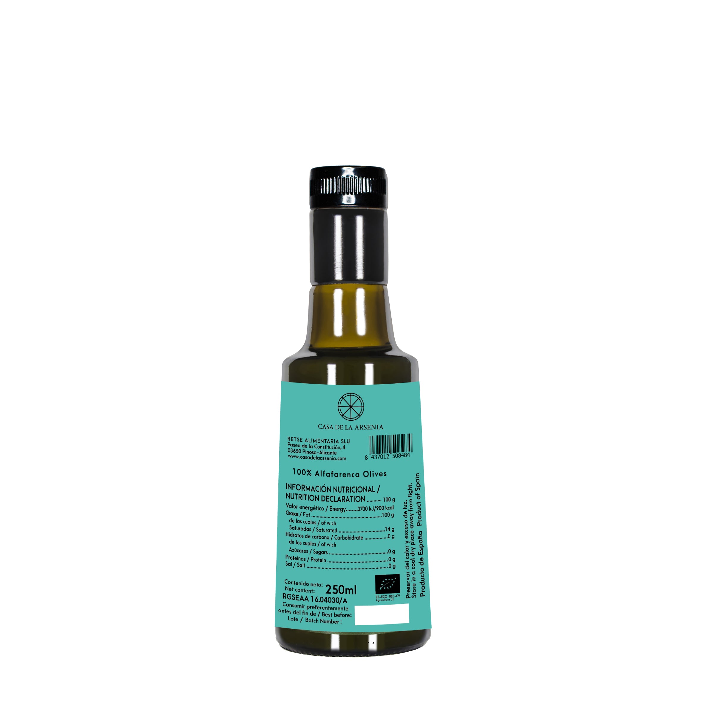 Ma’sarah Alfafarenca 250 ml – AOVE Ecológico Premium