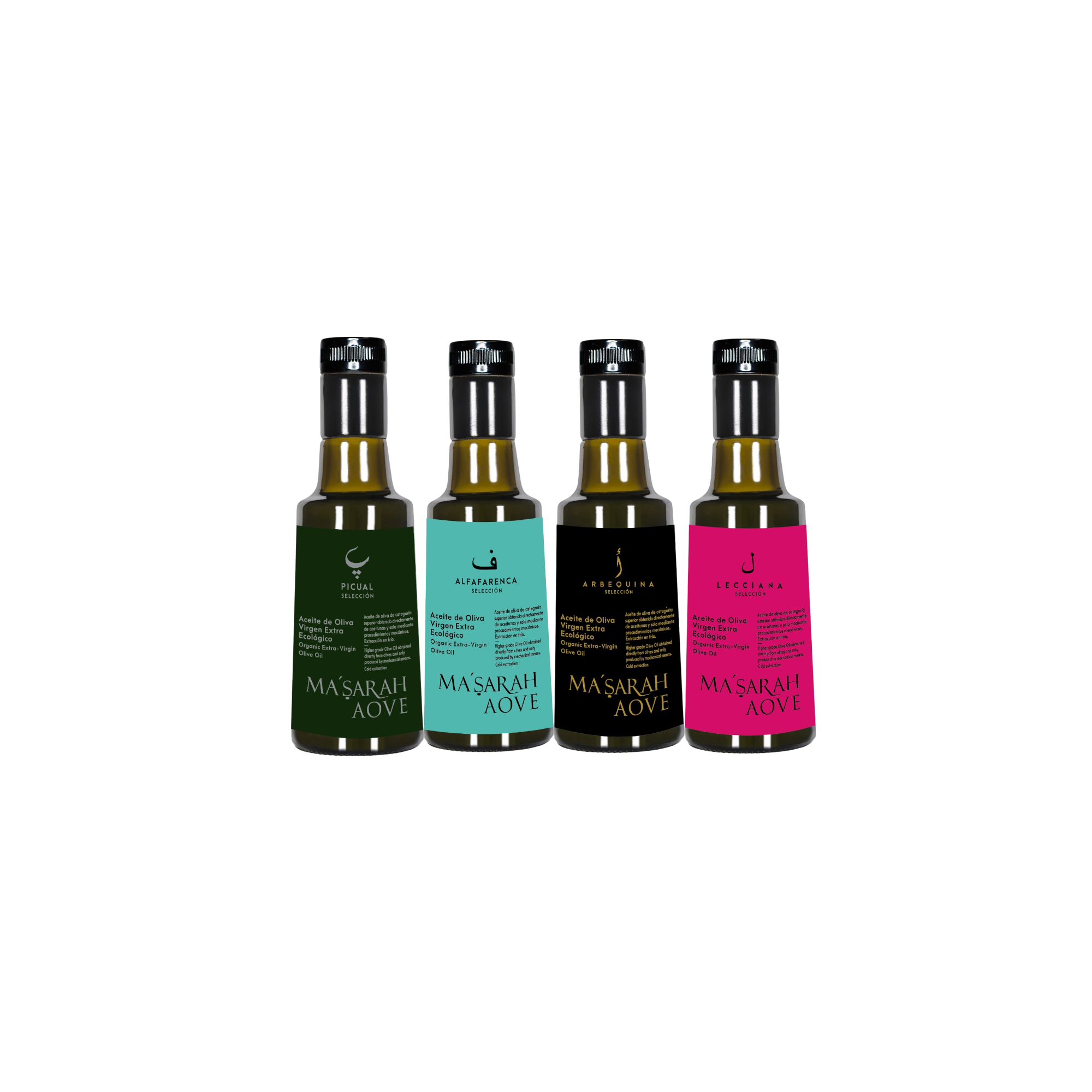 Ma’sarah Pack 4×250 ml – AOVE Ecológico Premium