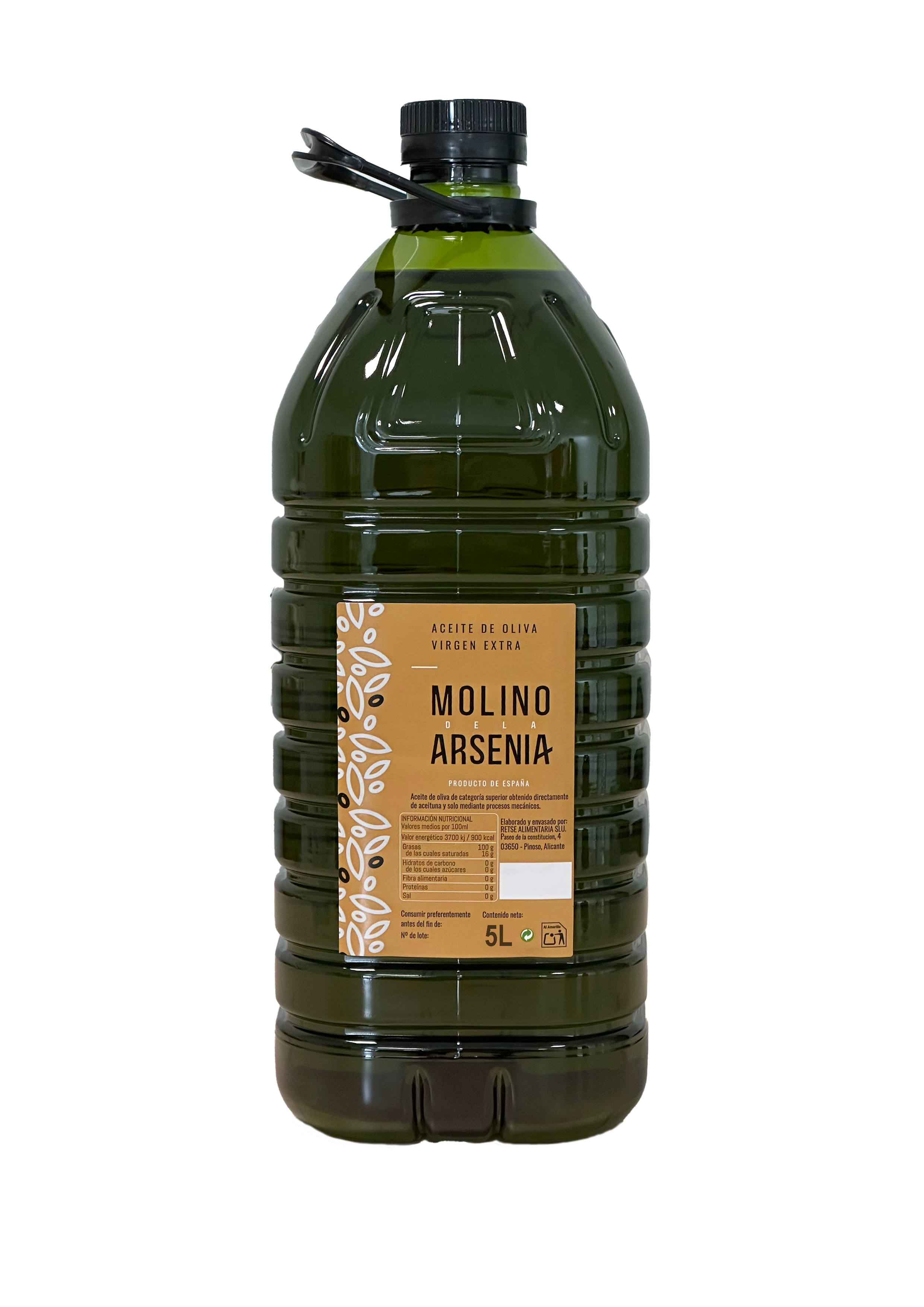 Garrafa Aceite de Oliva Virgen Extra 5L